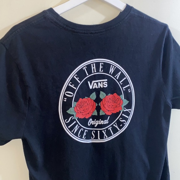 Vans Off the Wall Roses T Shirt Size M - Picture 2 of 12